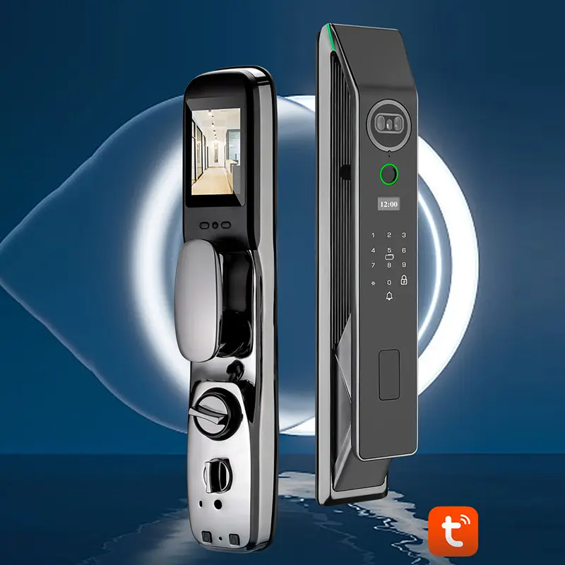 Водоотпорна брава за градина со отпечатоци од прсти